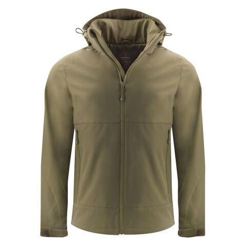JAMES HARVEST LODGETOWN VESTE SOFTSHELL HEREN VERT MOUSSE - TAILLE S