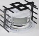 Kit support laine de verre - Accessoire pour dalles LED 600x600 - Encastrement plafonniers_0