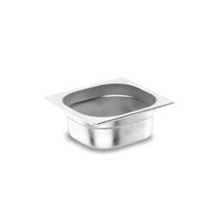 Lacor Bac Gastronorme GN 1/4 en acier inoxydable AISI 200, 6,5 cm 1,9 L - inox 66465Z_0