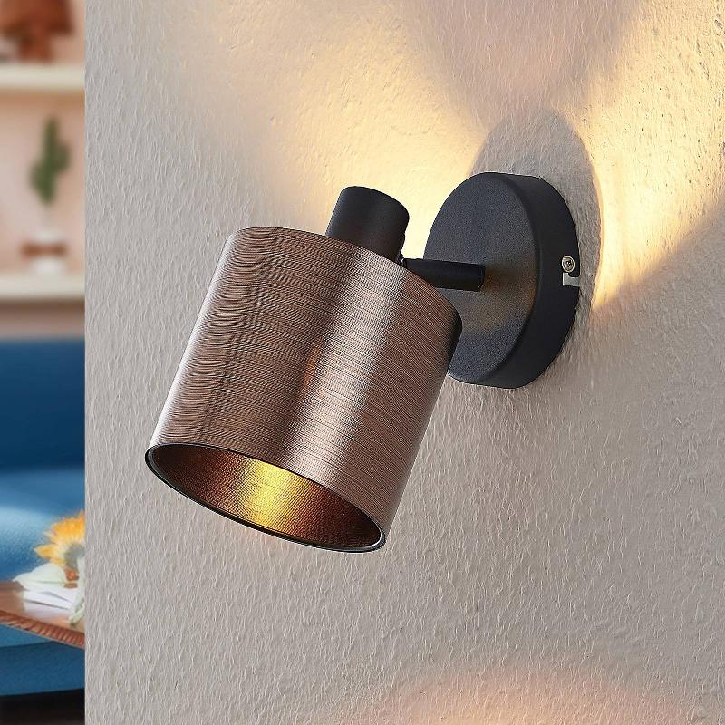 LINDBY JOUDY APPLIQUE, CYLINDRE, BRONZE FONCÉ