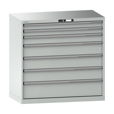 LISTA - ARMOIRE À TIROIRS (HXLXP) 100 X 102,3 X 57,2 CM KEY LOCK R7035