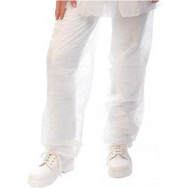 LOT DE 15 - PANTALON À USAGE UNIQUE, EN PP NON TISSÉ, BLANC, XL