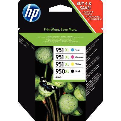 Lot de 4 cartouches d'encre HP C2P43AE - Noir, Cyan, Magenta et Jaune - Haute capacité_0