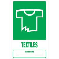 PANNEAU DÉCHETS TEXTILES