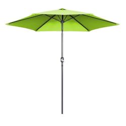 Oviala Business Parasol droit 3m en aluminium vert - Oviala - vert aluminium 105629_0