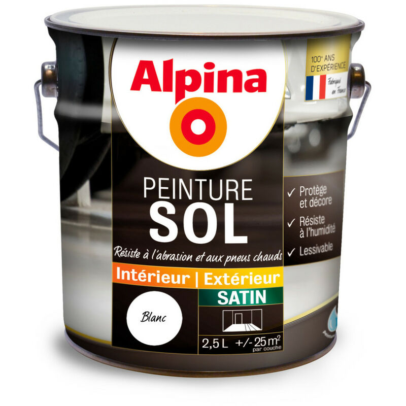 Sikasol W Peinture Acrylique Décorative Pour Sol 5l Gris Béton