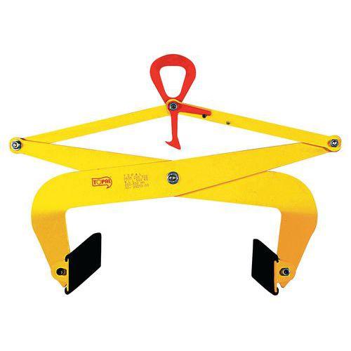 PINCE PB CMU=500KG CAP PRISE=100/2 50 MM - TRACTEL