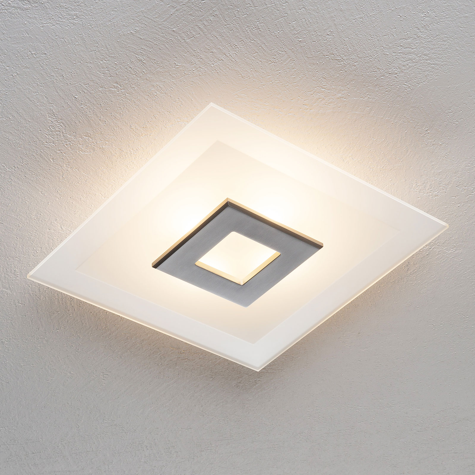 ROTHFELS PLAFONNIER LED TIAN À ABAT-JOUR EN VERRE, 39 CM