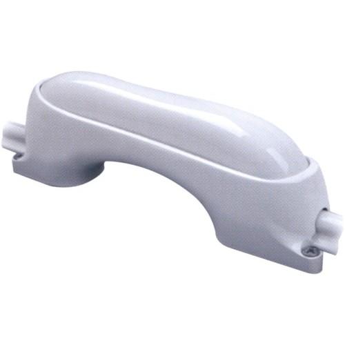 POIGNÉE POUR CRÉMONE POMPIER ERGONOMIQUE - ZAMAK - BLANC - PANAMA FAPIM