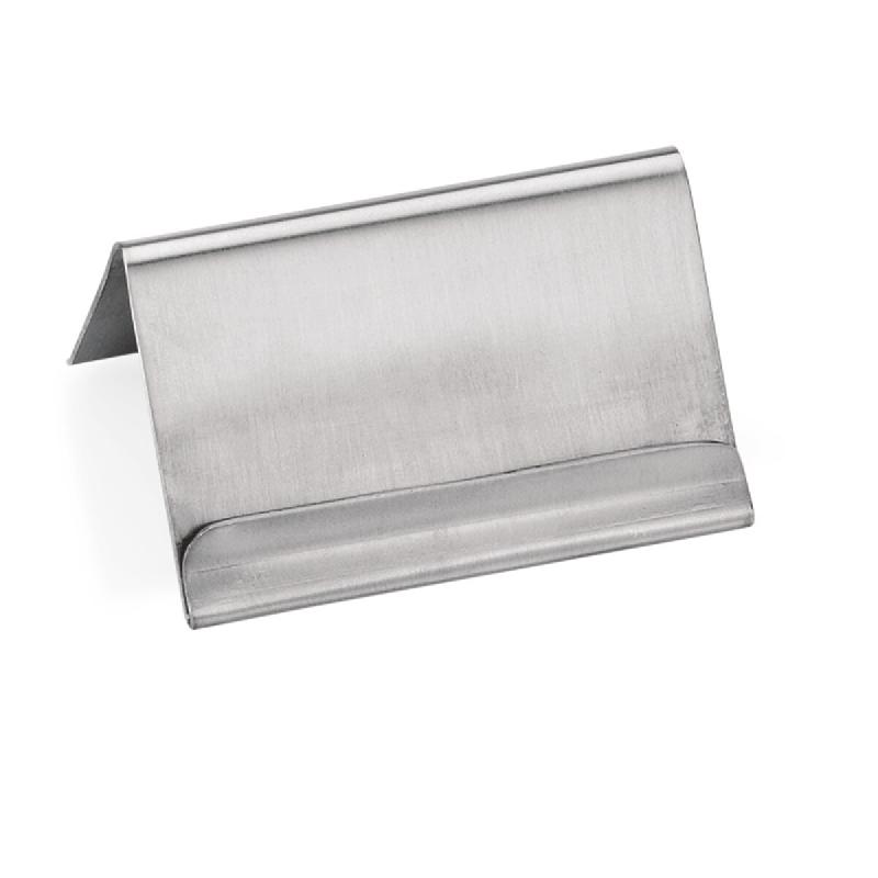 Porte-carte 6 x 4,5 cm H 3,5 cm inox lot de 12 - Was Germany - multi-matériau 4044925162173_0