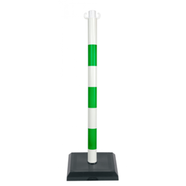 Poteaux sur socles avec crochets pour chaines - PTPVCVTBC-NV01_0