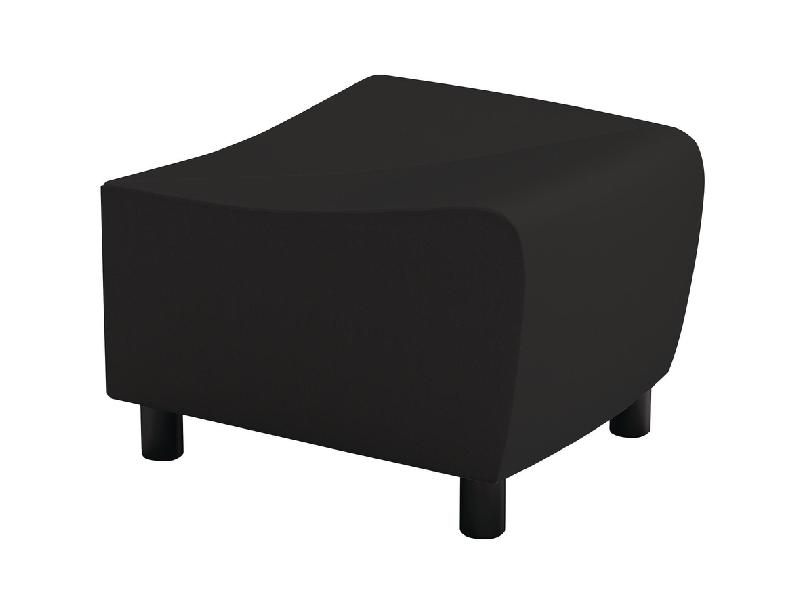 POUF D\'ANGLE IZARI ENDUIT PVC M1 NOIR - MANUTAN COLLECTIVITÉS