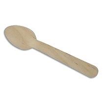 SACHET DE 100 CUILLÈRES EN BOIS, LONGUEUR 12,5 CM - LOT DE 3