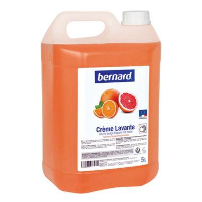 Savon crème lavante Bernard orange pamplemousse, le bidon de 5 L_0