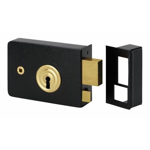 SERRURE DE PORTAIL EN APPLIQUE HORIZONTALE 925 - MAIN GAUCHE MÉTALUX