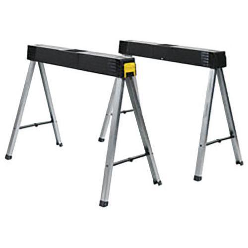 STANLEY 1 TRÉTEAUX PLIABLE CLIPSABLES ENTRE EUX LOT DE 2 PIÈCES 350 KG/PAIRE