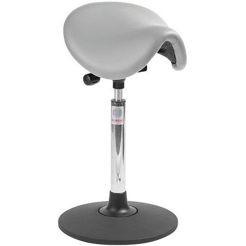 SIÈGE DALTON SWAY EASY SEAT - IMITATION CUIR - HAUT - GRIS - GLOBAL PROFESSIONAL SEATING