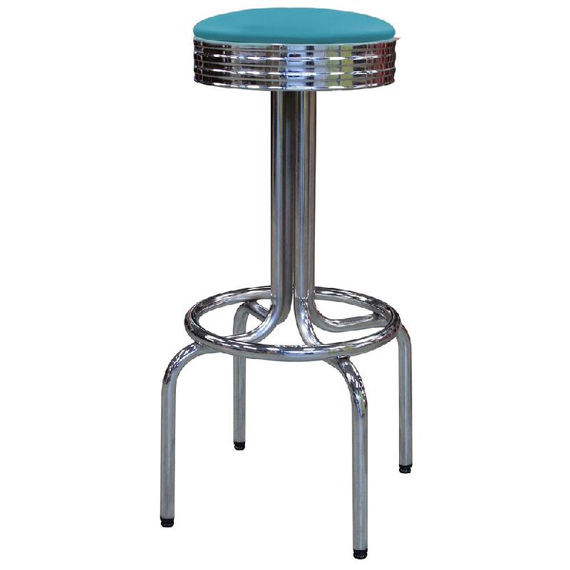 Tabouret de restaurant 1009 - Dimensions compactes - Hauteur d'assise 80 cm_0