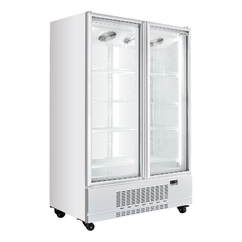 Vaiotec TOPLINE réfrigérateur à boissons 2 portes 1040 litres XL, blanc, 1280 x 742 mm - blanc acier 12721_0