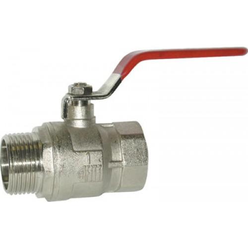 VANNE À BOISSEAU SPHÉRIQUE À MANETTE - PASSAGE INTÉGRAL PN32 - MF 33X42 EZFITT