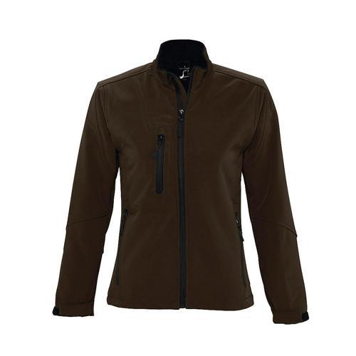 VESTE SOFTSHELL CHOCOLAT MODÈLE FÉMININ CLASSIC EXPERT