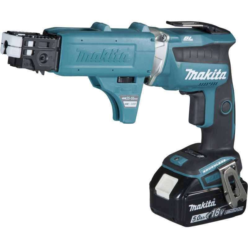 Visseuse automatique 18 V Li-Ion 5 Ah 5 x 25 à 55 mm Makita | DFS452TJX2_0