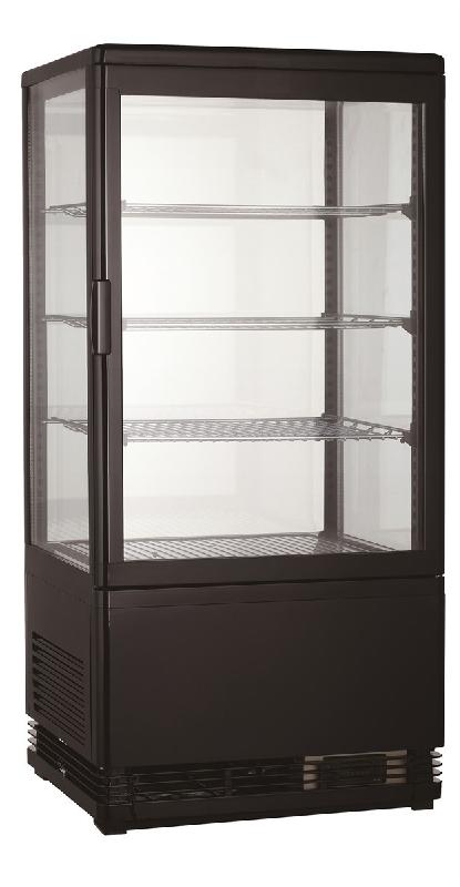 Vitrine réfrigérée desserts et boissons 68l noir - P7487.0170_0