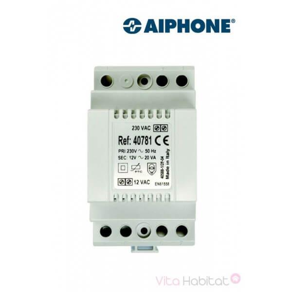 ALIMENTATION 40781 - 230 VAC / 12 VAC - 1.5 A POUR KIT VIDÉO AIPHONE - 100086