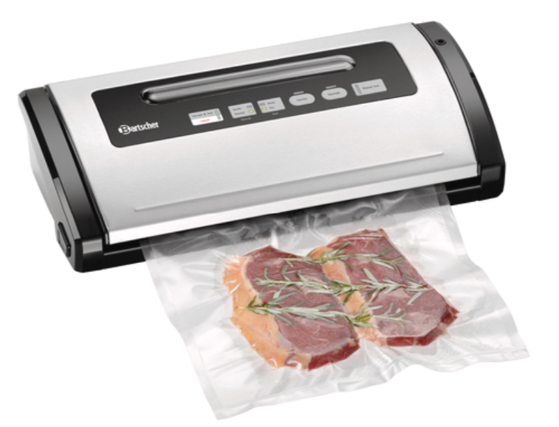 Appareil de mise sous vide alimentaire - en acier inoxydable et plastique - fonctions multiples - pompe à vide 15 l/min_0