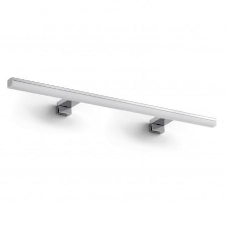 Applique miroir salle de bain SLEET LED SMD AC 12W - 3000K/4000K/5700K - Chromé - Verre et métal - Longueur 30-50-80 cm_0