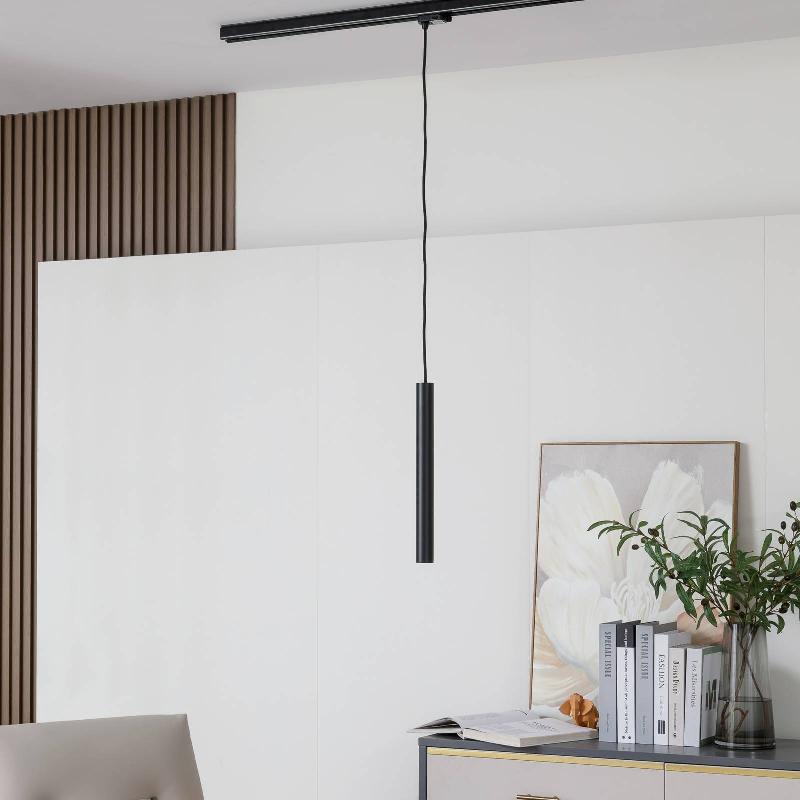 ARCCHIO EJONA SUSPENSION LED SUR RAIL NOIR 4/40CM