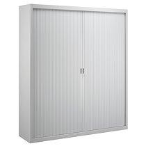 Armoire haute à rideaux démontables Largeurs spécifiques 200 x 180 cm gris_0