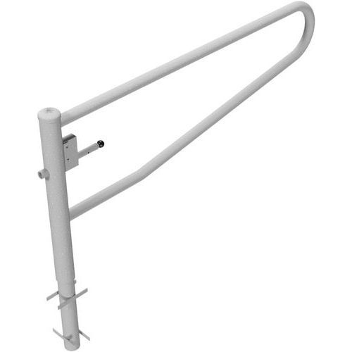 BARRIÈRE ARRONDI PIVOTANTE BÉTONNER SERRURE PROFILÉ-2000MM - SCHAKE