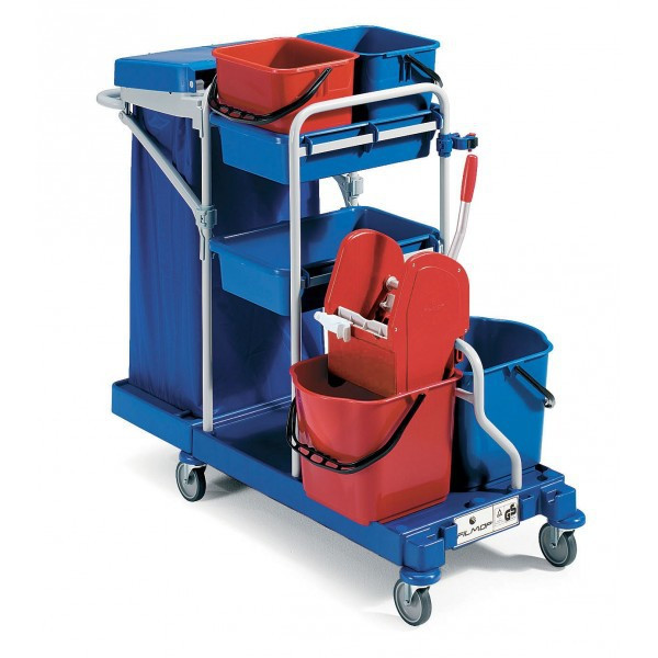 Chariot de menage morgan 225 2x12l+2x15l roue standard sans presse (0702010mp)_0