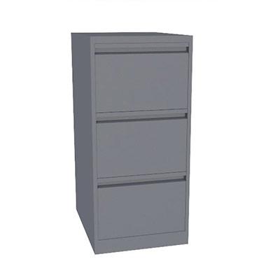 CLASSEUR DOSSIERS SUSPENDUS 3 TIROIRS FORMAT A4 L 41,3 X P. 62,2 X H. 101,6 CM FINITION GRIS ANTHRACITE