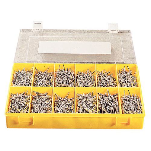 COFFRET DE 800 RIVETS INOX A2 TRS - DEGOMETAL