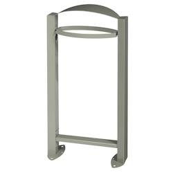 Rossignol - Corbeille vigipirate 60L sur pied ARKEA - gris ciment - gris acier 56343_0