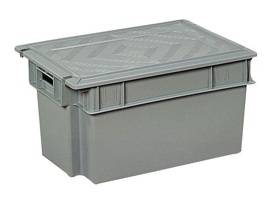 Couvercle caisse plastique minerva l.400 x p.600 mm - 2g04600_0