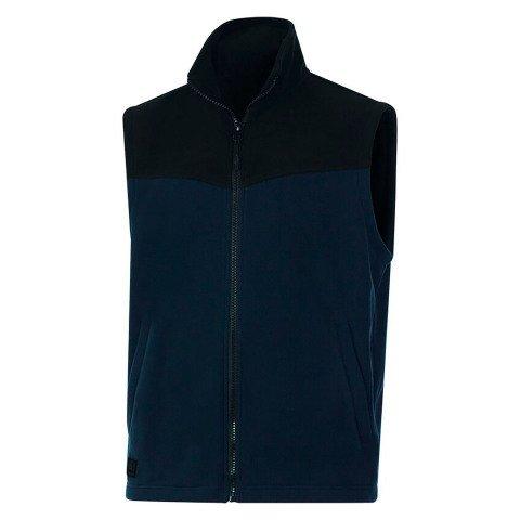 DELTAPLUS GILET DE SÉCURITÉ HAUTE VISIBILITÉ GILLI - HOMME - À ZIP - NOIR