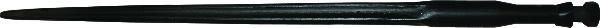 DENT BOUT CONIQUE 35X820 RENFORCE NOIR
