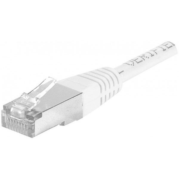 DEXLAN CORDON RJ45 CATEGORIE 6A F/UTP BLANC - 2 M