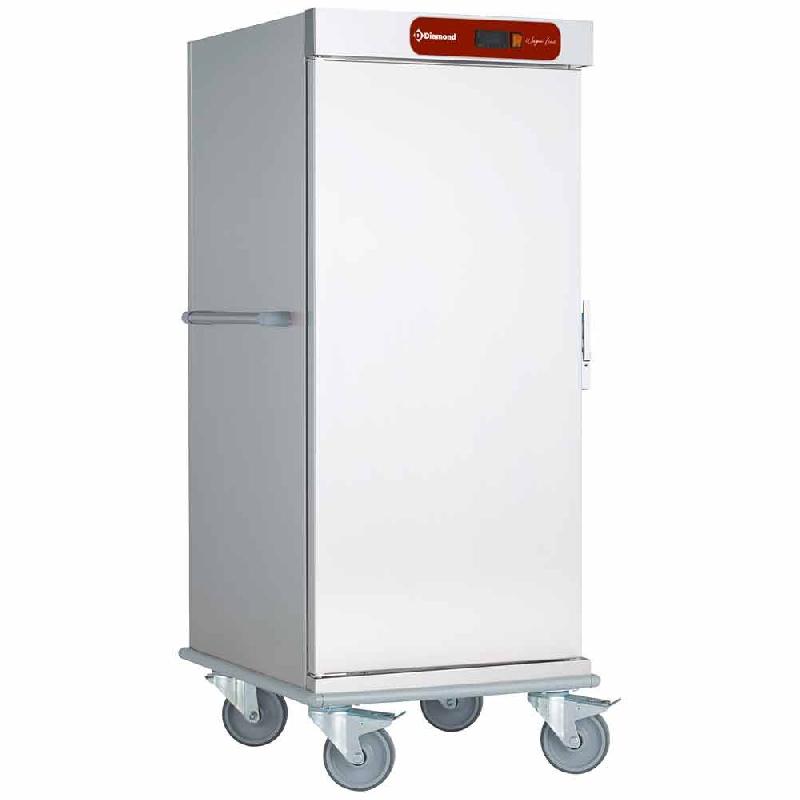 Diamond - Chariot de maintien à température pour repas, 20 GN 2/1 professionnel – CCE20-DG - gris inox AKS-CCE20-DG_0