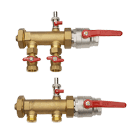 Distributeur d'eau glycolée double SVT 200 - 2 circuits - laiton MS 58 - 9 circuits max_0
