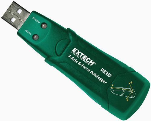 ENREGISTREUR DE VIBRATION 3 AXES, +-18G, 200HZ, 4MO