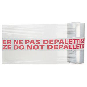 FILM ÉTIRABLE MACHINE CAST IMPRIMÉ AVEC MESSAGE NE PAS DÉPALETTISER