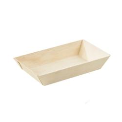 FIRSTPACK FHC - 100Pcs - Barquette rectangulaire en bois 