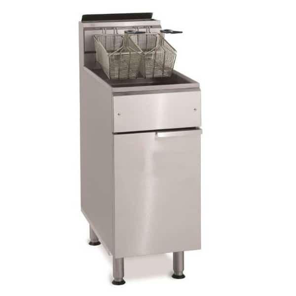 Friteuse gaz tubulaire - capacité 27 litres - Naturel Réf IFS-50-1-39 - 41 kW - robuste en inox_0