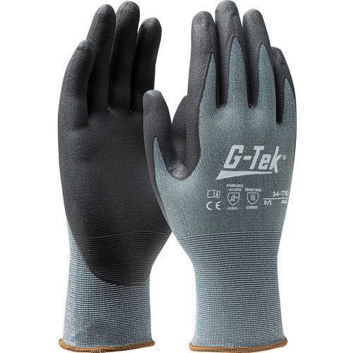 GANTS DE MANUTENTION JAUGE 15 ENDUCTION NITRILE X-TREME™ - GRIS - 6