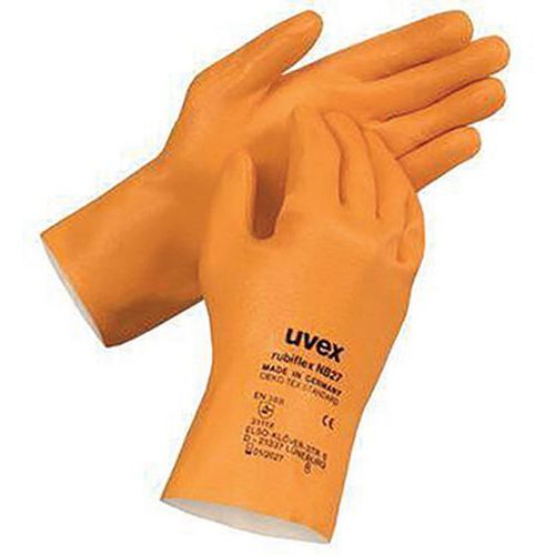 GANTS DE MANUTENTION PROTECTION CHIMIQUE RUBIFLEX NB27 - TAILLE 10 - UVEX