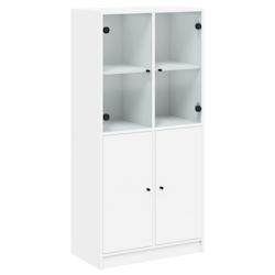 Helloshop26 - Buffet bahut commode armoire meuble de rangement organisateur cuisine salle de séjour salon haut avec portes 68 x 37 x 02_0032227 - 300_0